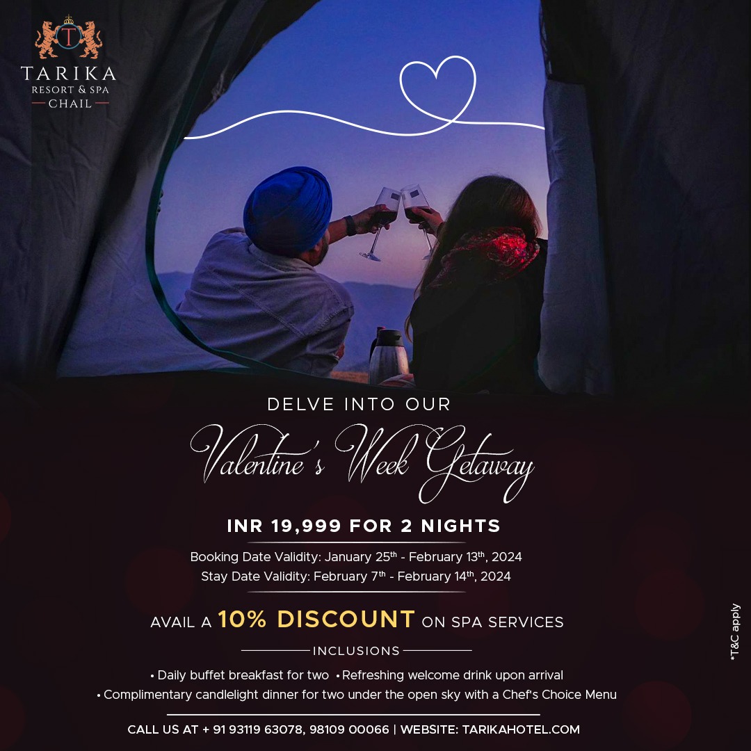 Valentine’s Day Getaways Near Delhi Tarika Hotels